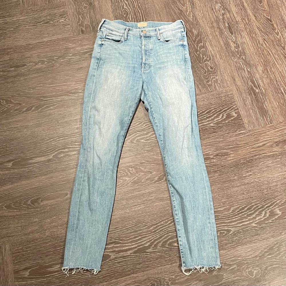 Mother Stunner Ankle Fray Jeans
